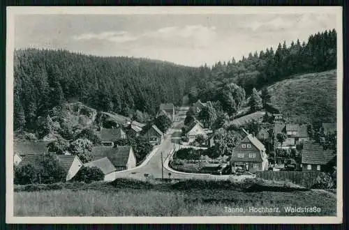 AK Tanne Oberharz am Brocken, Waldstraße 1941 gelaufen