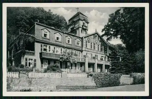 AK Bad Blankenburg Thüringer Wald Erholungsheim am Goldberg