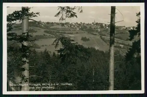 6x alte Foto AK Harz Bodetal Thale Hexenplatz diverse Ansichten 1941-42 gelaufen