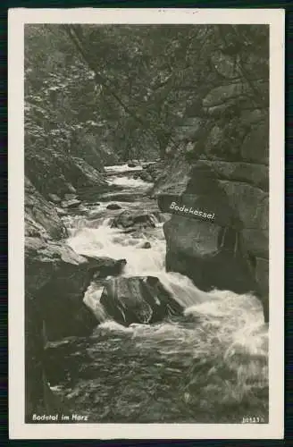 6x alte Foto AK Harz Bodetal Thale Hexenplatz diverse Ansichten 1941-42 gelaufen