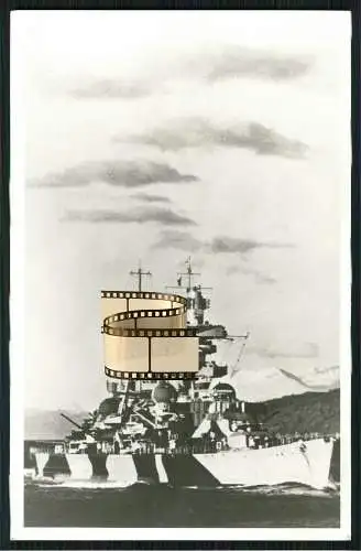 Foto AK Admiral Hipper Schwerer Kreuzer Deutsches Kriegsschiff