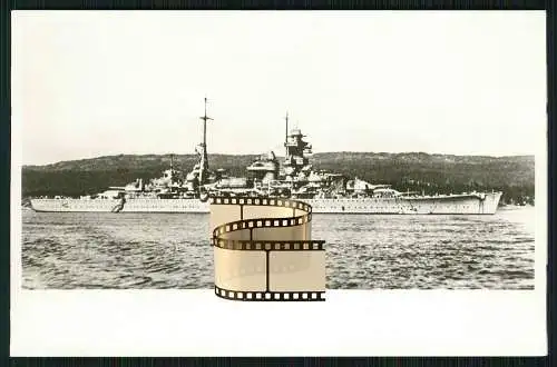 Foto AK Admiral Hipper Schwerer Kreuzer Deutsches Kriegsschiff 1944