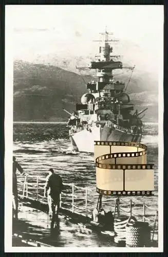 Foto AK Admiral Hipper Schwerer Kreuzer Deutsches Kriegsschiff