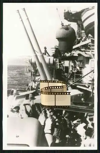 Foto AK Admiral Hipper Schwerer Kreuzer Deutsch Kriegsschiff Zwilling-Flak 10,5