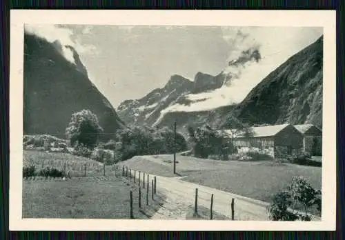 11x alte Foto Norwegen Norge diverse Ansichten mit Beschreibung Rückseite