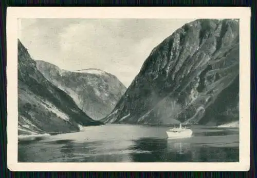 11x alte Foto Norwegen Norge diverse Ansichten mit Beschreibung Rückseite