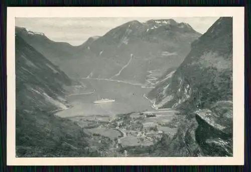 11x alte Foto Norwegen Norge diverse Ansichten mit Beschreibung Rückseite