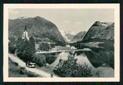 12x alte Foto Norwegen Norge diverse Ansichten mit Beschreibung Rückseite