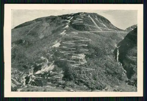 12x alte Foto Norwegen Norge diverse Ansichten mit Beschreibung Rückseite