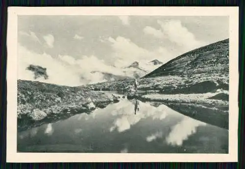 12x alte Foto Norwegen Norge diverse Ansichten mit Beschreibung Rückseite
