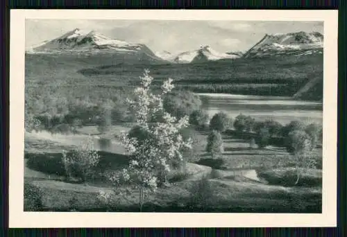 12x alte Foto Norwegen Norge diverse Ansichten mit Beschreibung Rückseite