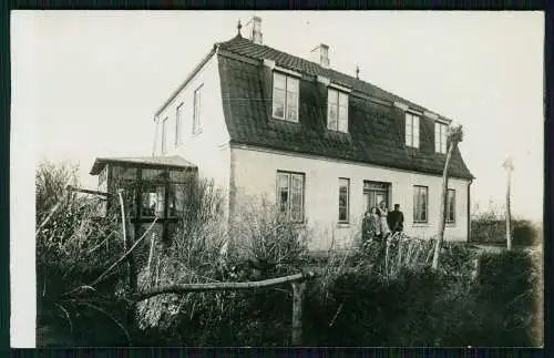 Foto AK Haus Ansicht allein stehend an der Küste 1924 Mecklenburg Holstein ?