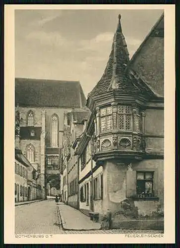 6x AK Ansichtskarten Rothenburg ob der Tauber Mittelfranken Diverse Ansichten