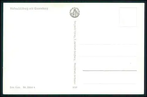 6x alte Ansichtskarte Postkarte Salzburg in Österreich, Diverse Ansichten