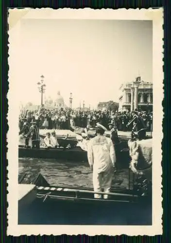 13x Foto Kronprinz Umberto von Italien besucht Venezia Venedig Veneto um 1939