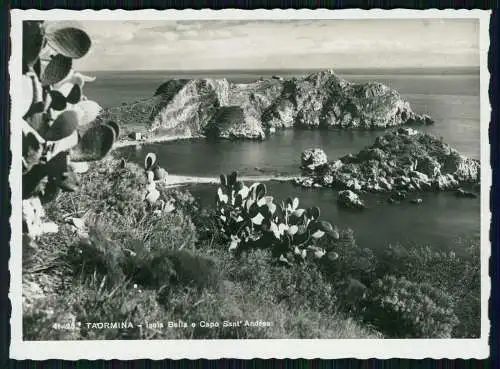 8x Foto AK Taormina Sicilia Sizilien Panoramaansicht von Ortschaft und Umgebung