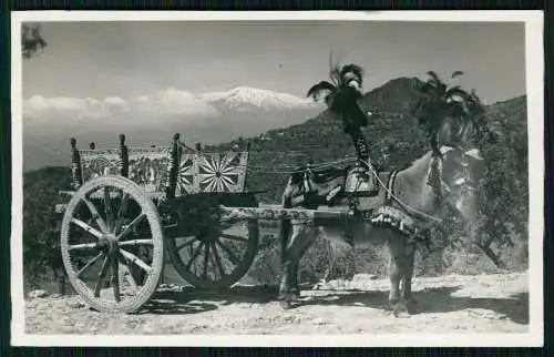 8x Foto AK Taormina Sicilia Sizilien Panoramaansicht von Ortschaft und Umgebung