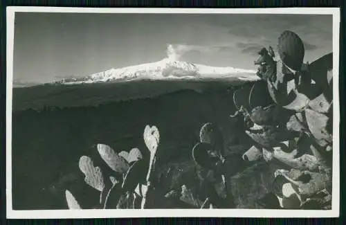 8x Foto AK Taormina Sicilia Sizilien Panoramaansicht von Ortschaft und Umgebung