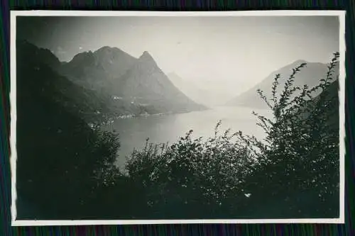 10x Foto Lago di Lugano Italien, Motivo presso Oria, See uvm. 1936