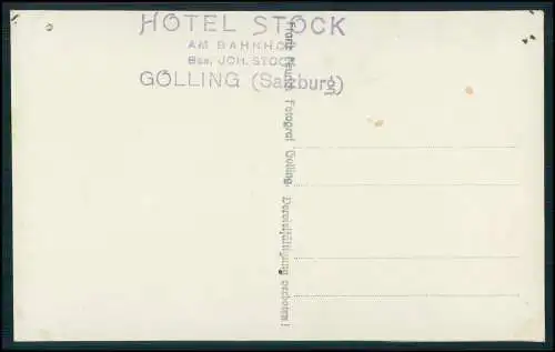 Foto AK Golling an d. Salzach Salzburg Dorf Panorama mit Kirche im Frühling 1934