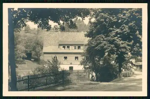 Foto AK Hohenstein-Ernstthal Lr. Zwickau Sachsen Gasthaus Ferienhof Grundmühle