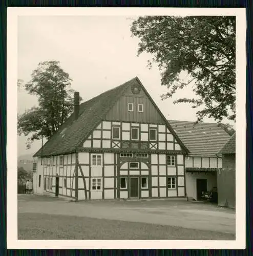 altes Foto Fachwerkhaus in Horn Bad Meinberg von 1793 bei Detmold Lippe