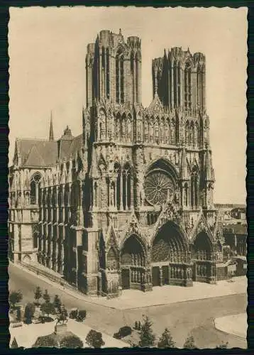 AK Champagne Pommery & Greno Reims La Cathédrale de REIMS