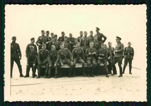 Foto Soldaten Wehrmacht am Strand Scharbeutz in Ostholstein 1938