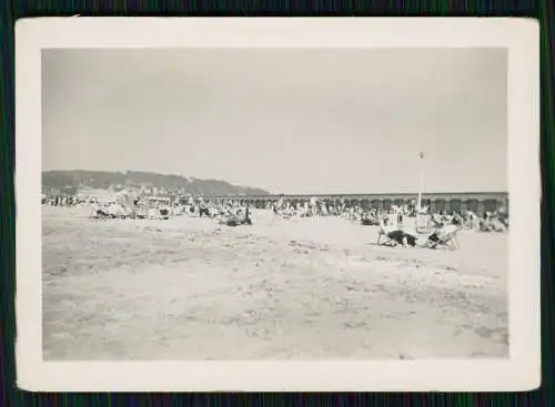5x Foto Soldaten Wehrmacht am Strand Damen Trouville sur Mer Calvados Normandie
