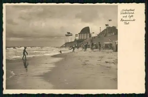 5x alte Ansichtskarte Postkarte Sylt in Nordfriesland 1933-36