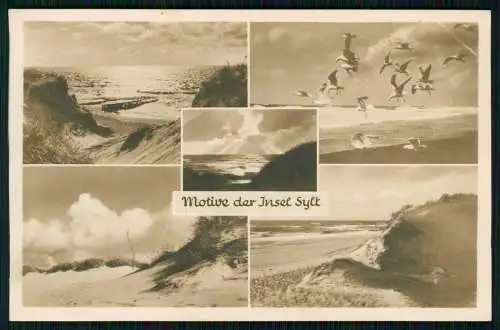 5x alte Ansichtskarte Postkarte Sylt in Nordfriesland 1933-36