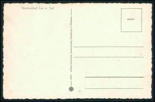 5x alte Ansichtskarte Postkarte Sylt in Nordfriesland 1933-36