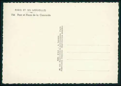 9x AK alte Ansichtskarte Postkarte Paris Frankreich, diverse Ansichten um 1940