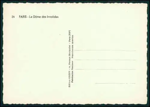 9x AK alte Ansichtskarte Postkarte Paris Frankreich, diverse Ansichten um 1940