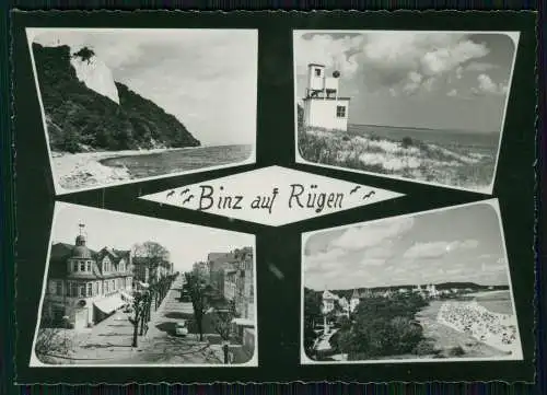 Foto AK Seebad Binz auf Rügen, Mehrfach Teilansichten