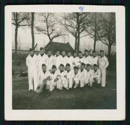 9x Foto Soldaten Wehrmacht Marine Kaserne Quartier 1941-43