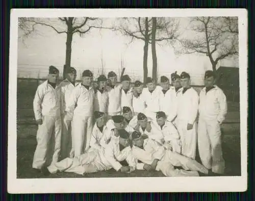 9x Foto Soldaten Wehrmacht Marine Kaserne Quartier 1941-43