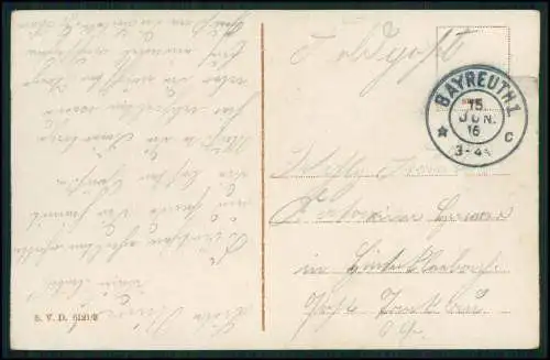 AK 1. WK Deutsches Reich Kaiserreich, Patriotische Karte vergiss mein nicht 1916