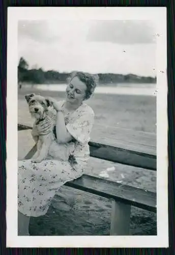 Foto und AK AK feine Dame aus Spremberg in der Lausitz Atelier-Foto 1936