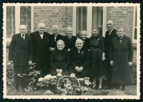 7x Foto 14x9 cm Gratulation zum 50jährigen Ehejubiläum 1939 Oma Opa Kinder uvm.