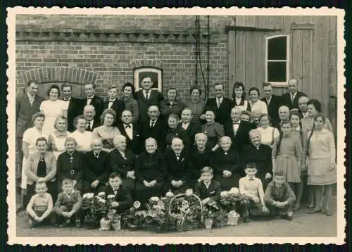 7x Foto 14x9 cm Gratulation zum 50jährigen Ehejubiläum 1939 Oma Opa Kinder uvm.