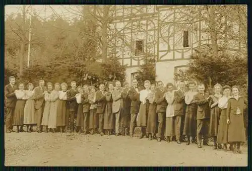 5x Foto AK Ausflug Veranstaltung Gastronomie Gebäude uvm. bei Bremen 1918-20