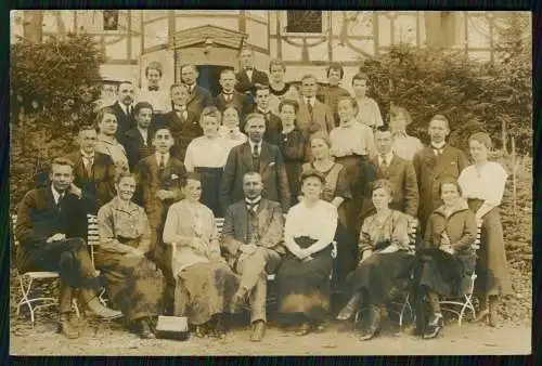 5x Foto AK Ausflug Veranstaltung Gastronomie Gebäude uvm. bei Bremen 1918-20