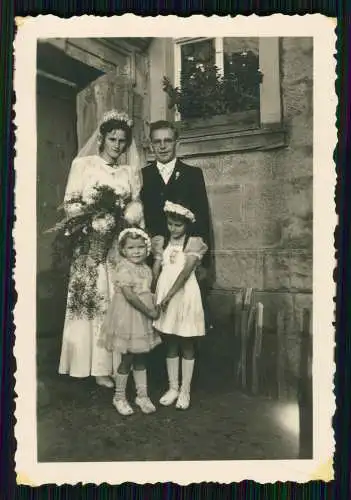 5x Foto Breitengüßbach Oberfranken bei Bamberg Hochzeit 1939