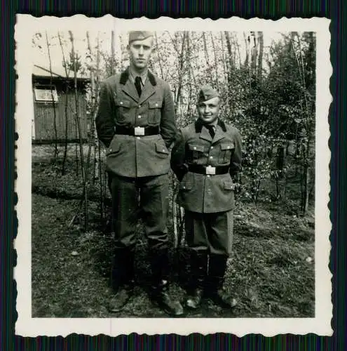 Foto Wehrmacht größte kleinster Soldat RAD K8 151/150 Kotten Wittichenau Bautzen