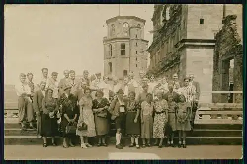 5x alte Fotos Reise nach Heidelberg am Neckar 1930-40