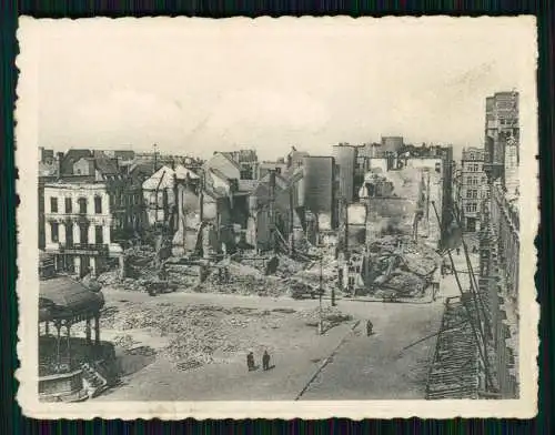 7x Foto Ostende Oostende Hafenstadt Westflandern Belgien Kriegszerstörung 1941