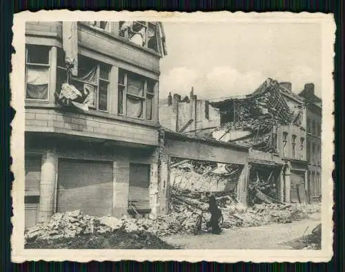 7x Foto Ostende Oostende Hafenstadt Westflandern Belgien Kriegszerstörung 1941