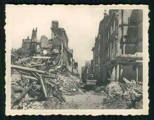 7x Foto Ostende Oostende Hafenstadt Westflandern Belgien Kriegszerstörung 1941