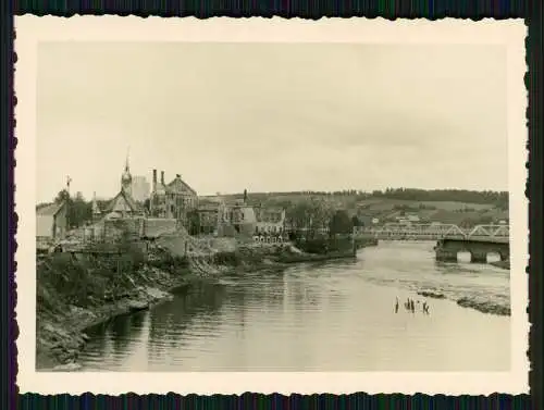 Foto Wehrmacht Kriegszerstörung zerstörtes Dorf Norwegen Norge wo ? siehe Kirche